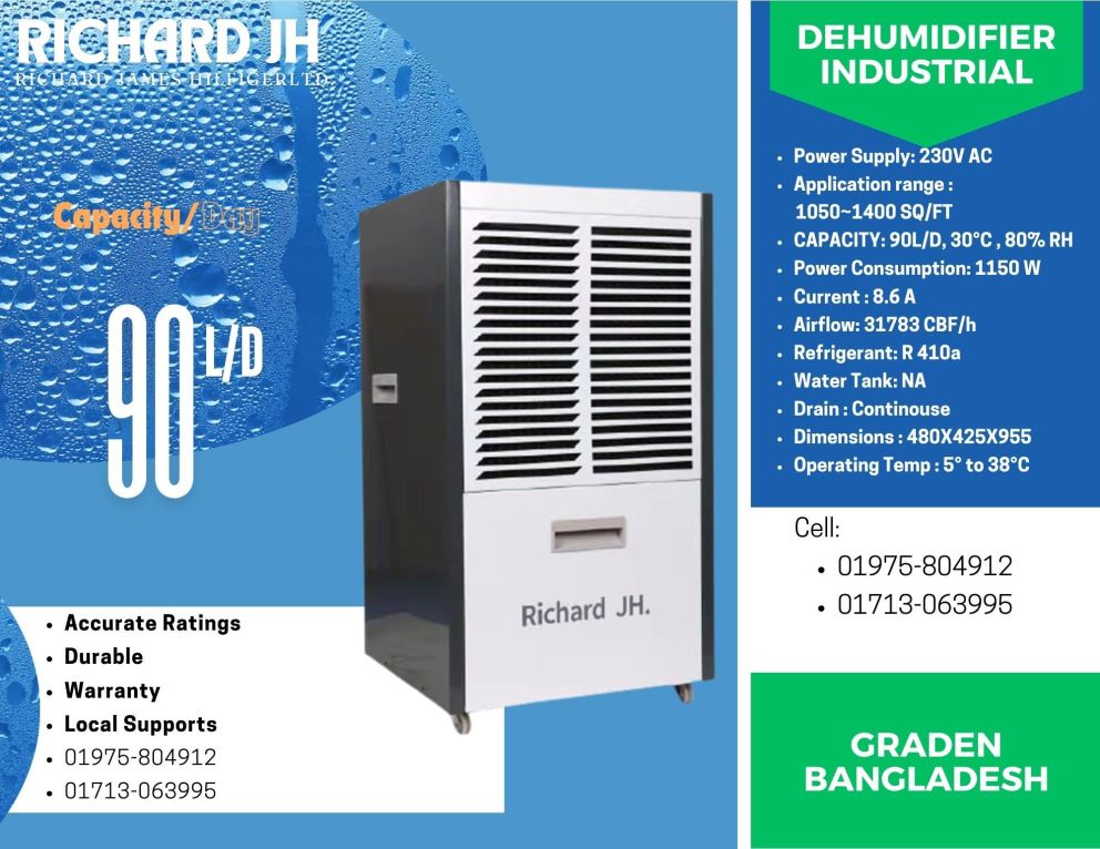 90L Dehumidifier in Bangladesh 