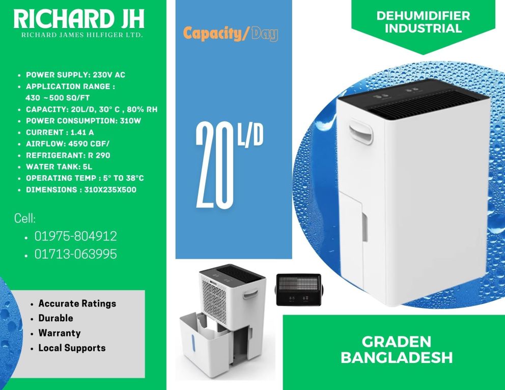 20L Dehumidifier in Bangladesh 